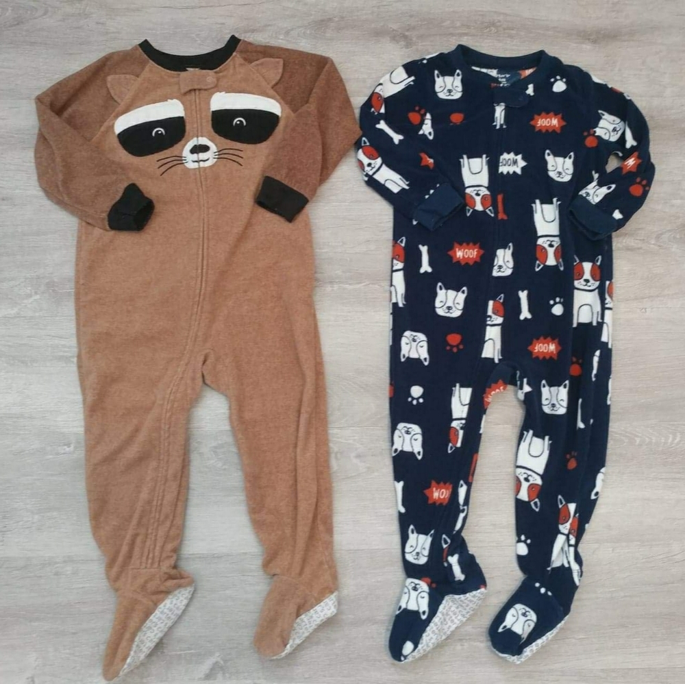 Carters Fuzzy Footy Pajamas (2)